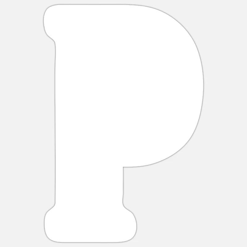 P - Sticker size S (10 x 10 cm) - white matte