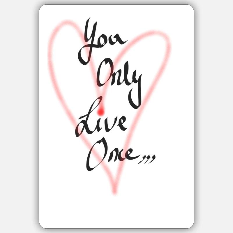 Sticker Größe S (10 x 10 cm) - 