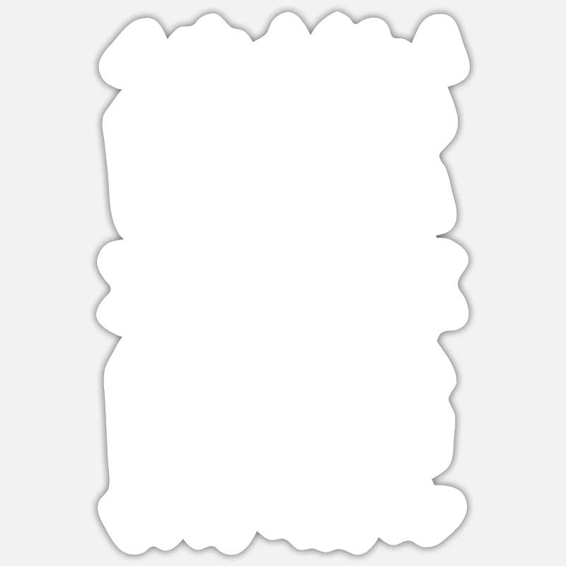 FCK NZS - Sticker Größe S (10 x 10 cm) - Mattweiß