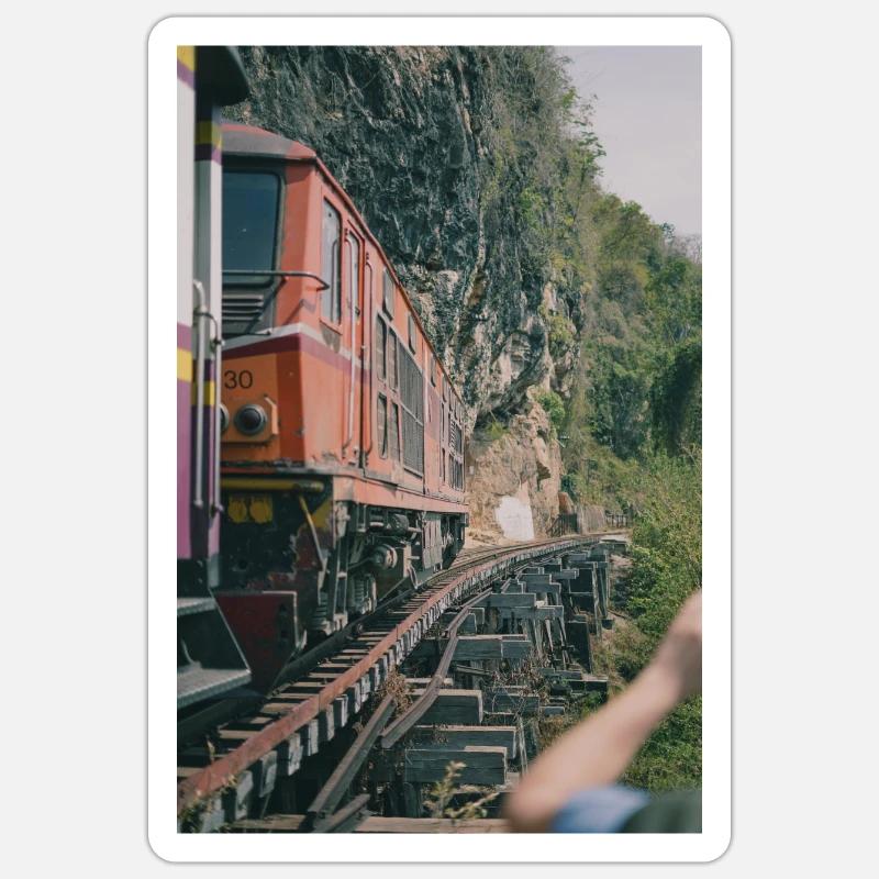 Train Train Sticker size S (10 x 10 cm)