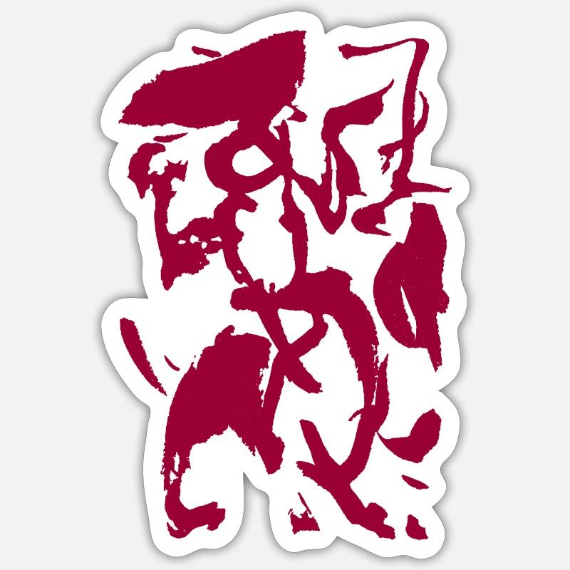 Background Abstract Sticker size S (10 x 10 cm)