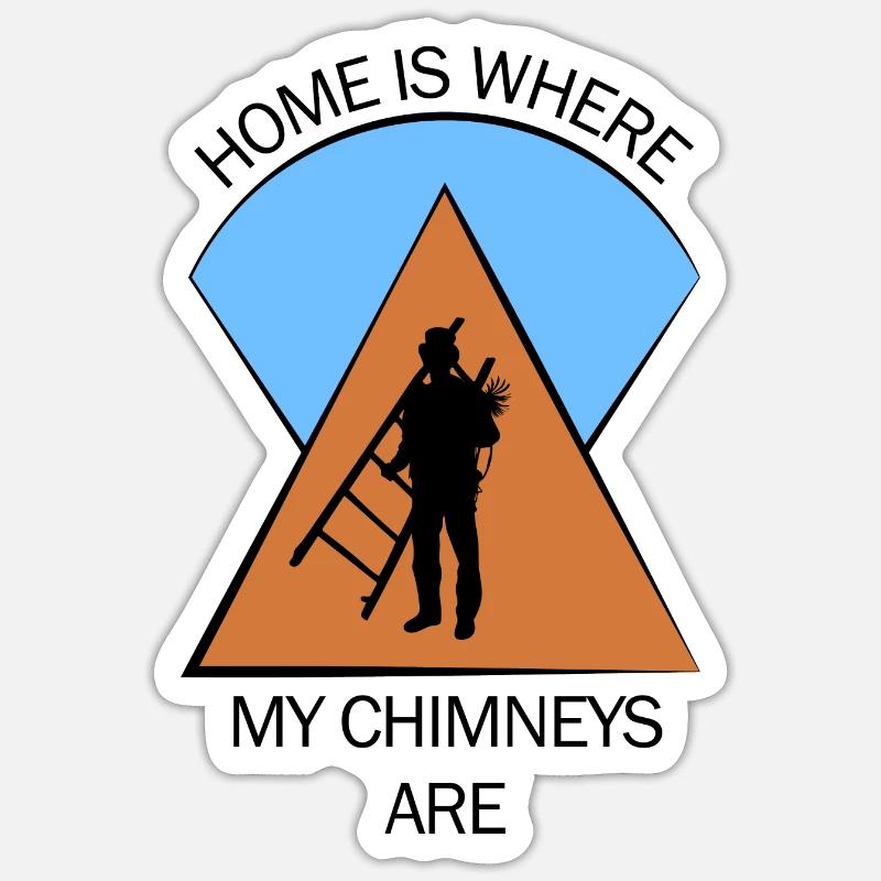 Ramoneur Ramoneur Ramoneur - Sticker taille S (10 x 10 cm) - blanc mat