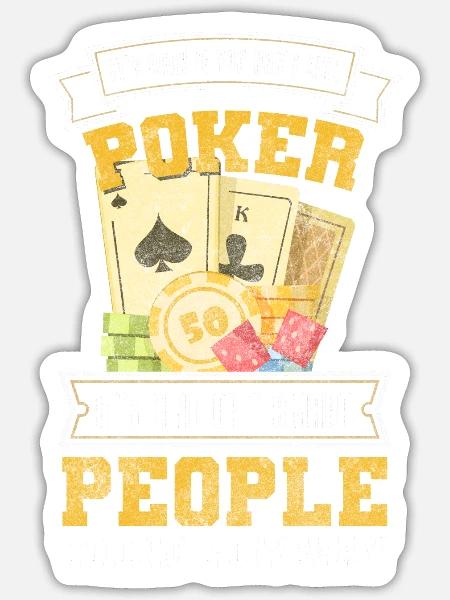 Kartenspiel Deck Doppelkopf All In - Sticker Größe S (10 x 10 cm) - Mattweiß