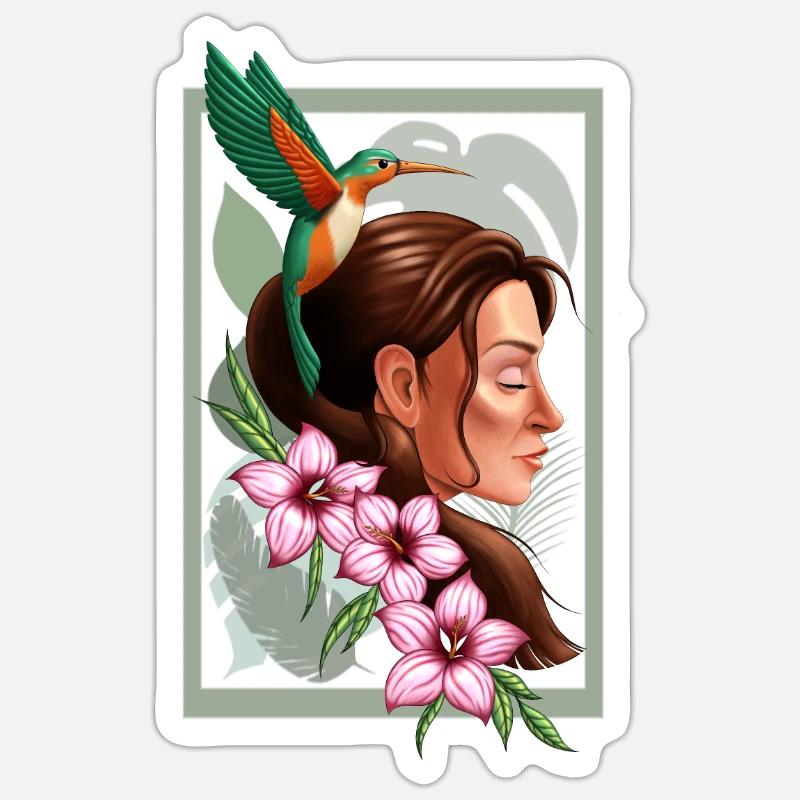 Mutter Erde Sticker Größe S (10 x 10 cm)