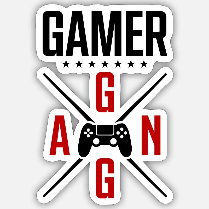 Gamer Game Controller Team Sticker size S (10 x 10 cm)