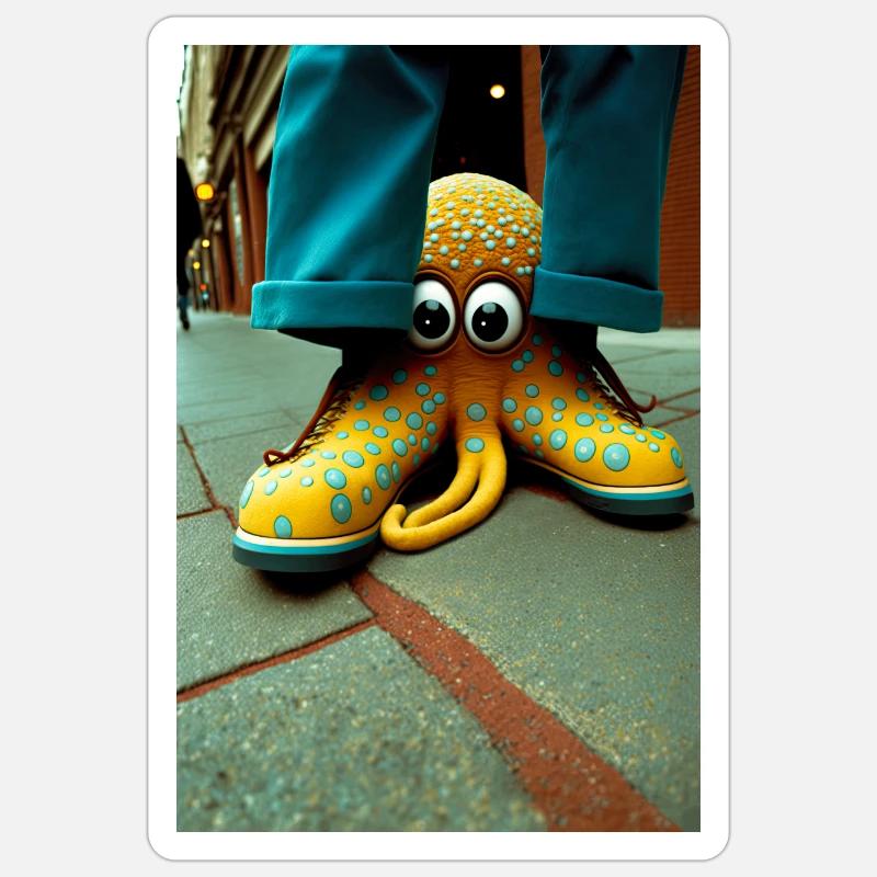 Anthropomorph 03 Sticker Größe S (10 x 10 cm)