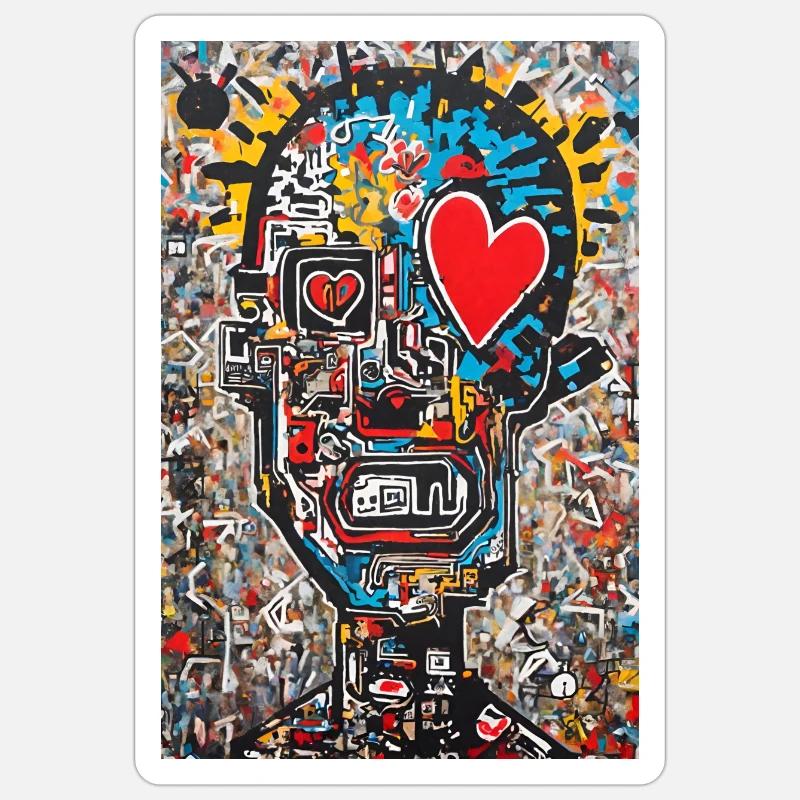 Sticker Größe S (10 x 10 cm) - 
