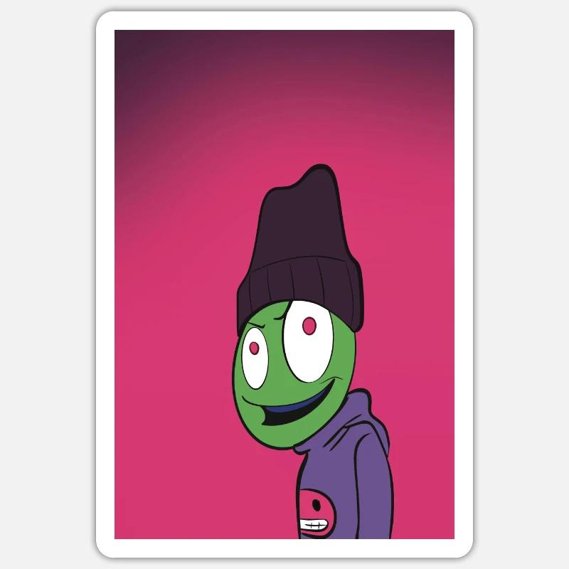 Chromatic Characters Ensemble Sticker size S (10 x 10 cm)