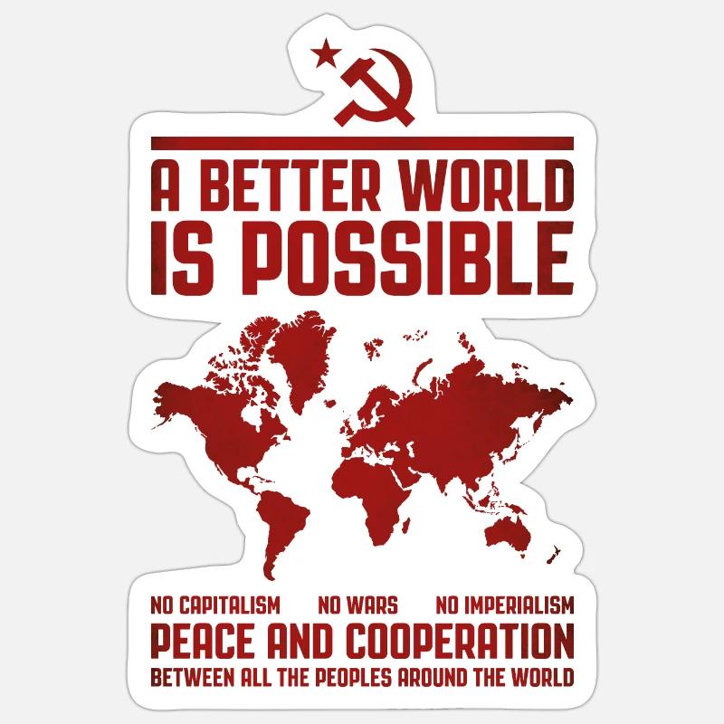 A Better World 2 Sticker size S (10 x 10 cm)