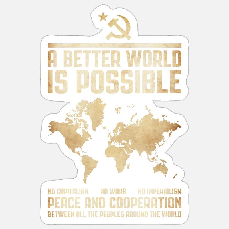 A Better World 2 Sticker size S (10 x 10 cm)