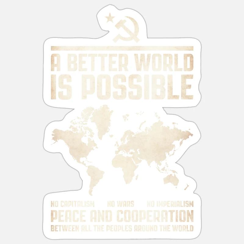 A Better World 2 Sticker size S (10 x 10 cm)