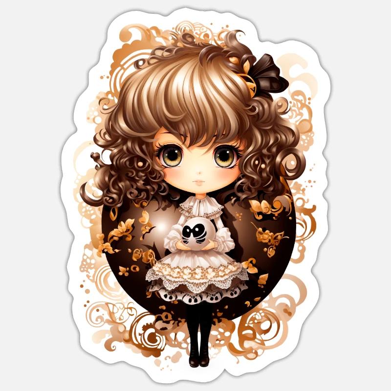 Dollie Easter Sticker size S (10 x 10 cm)