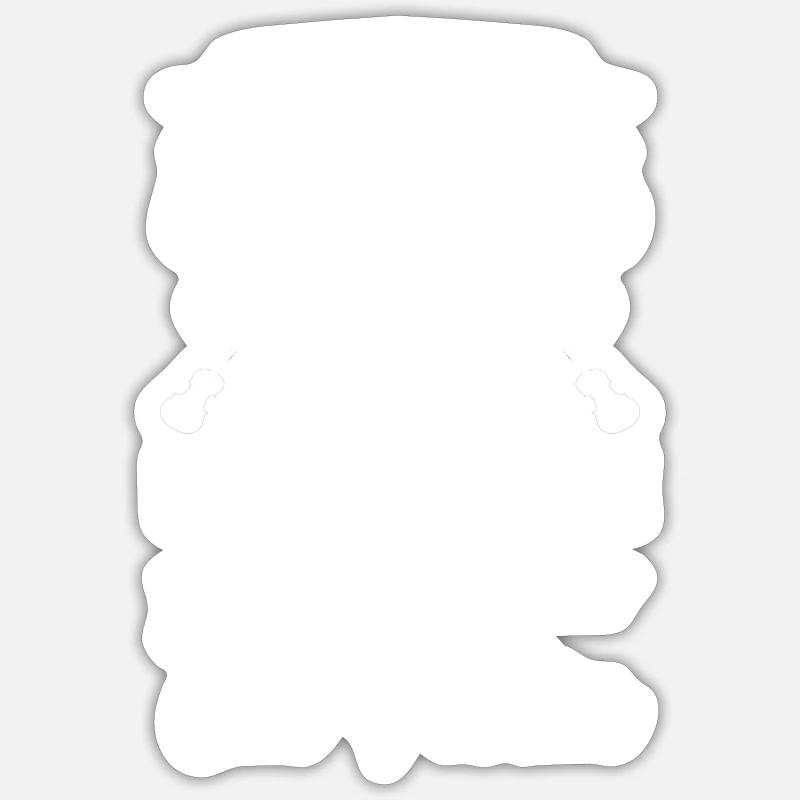 Violin, Instrument, Classical, String Instrument Sticker size S (10 x 10 cm)