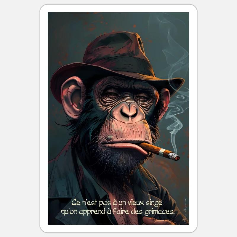 Sticker taille S (10 x 10 cm) - 