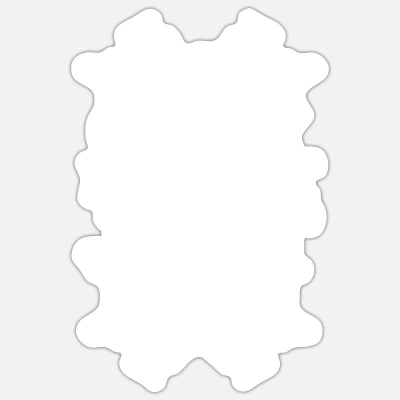 Charly - Sticker size S (10 x 10 cm) - white matte