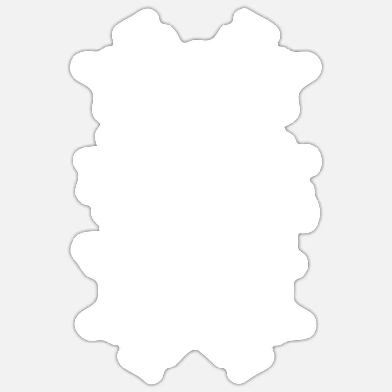 Célibataire Jannik - Sticker taille S (10 x 10 cm) - blanc mat