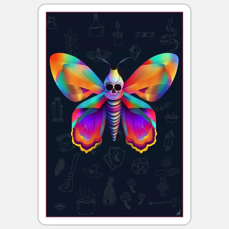 Skull Sphinx Sticker size S (10 x 10 cm)