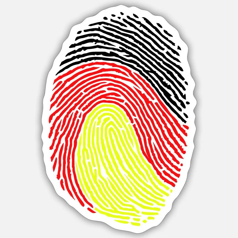 German ID Sticker size S (10 x 10 cm)