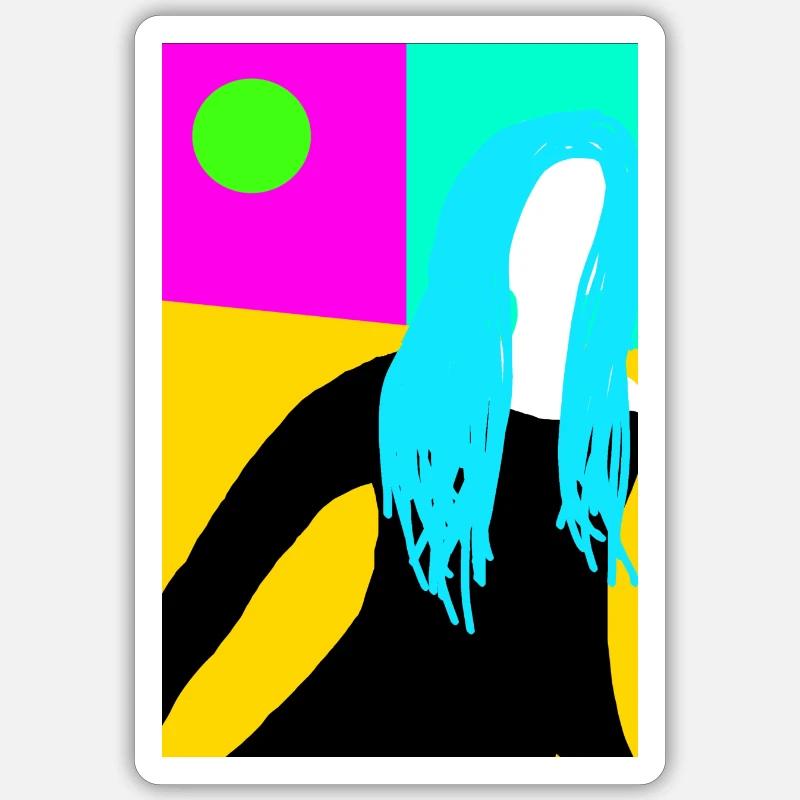 Project Capture 95 - Sticker Größe S (10 x 10 cm) - Mattweiß