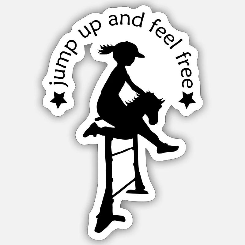 Mädchen Basecap und Zopf - Sticker Größe S (10 x 10 cm) - Mattweiß