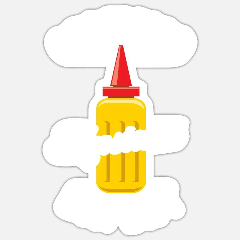 Senf Moutarde Sticker taille S (10 x 10 cm)