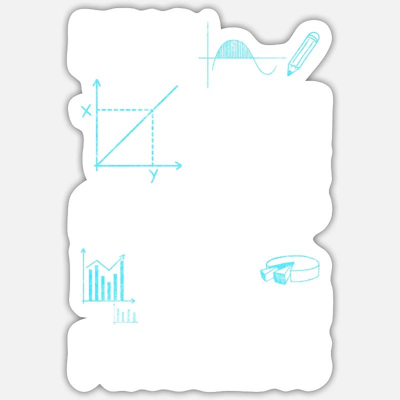 Instructeur d’apprentissage des étudiants - Sticker taille S (10 x 10 cm) - blanc mat