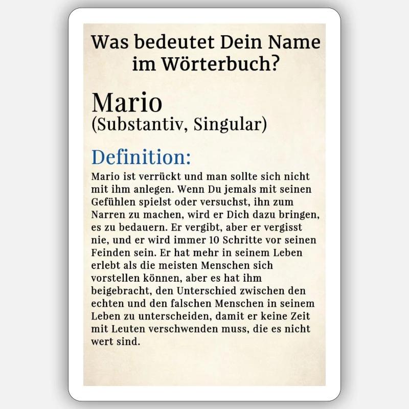 Sticker Größe S (10 x 10 cm) - 