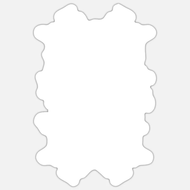 Baccalauréat Holger - Sticker taille S (10 x 10 cm) - blanc mat