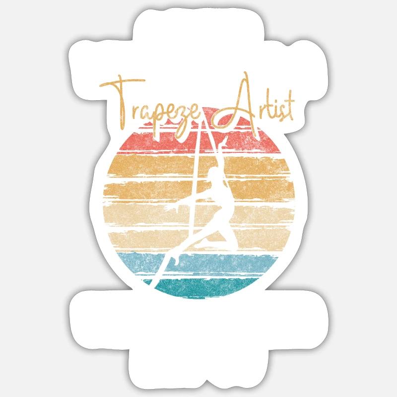 Manege Tent Actor Sarcasm Sticker size S (10 x 10 cm)