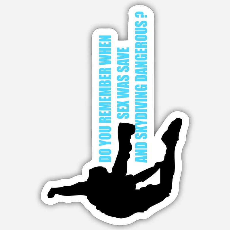 Do you remember... ja, früher war einiges anders. - Sticker Größe S (10 x 10 cm) - Mattweiß