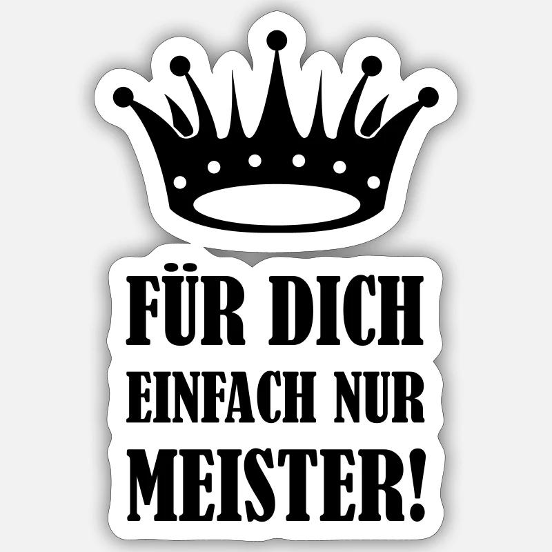 Pour vous, maîtrisez tout simplement Sticker taille S (10 x 10 cm)