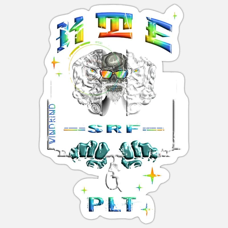 Sticker Größe S (10 x 10 cm) - 