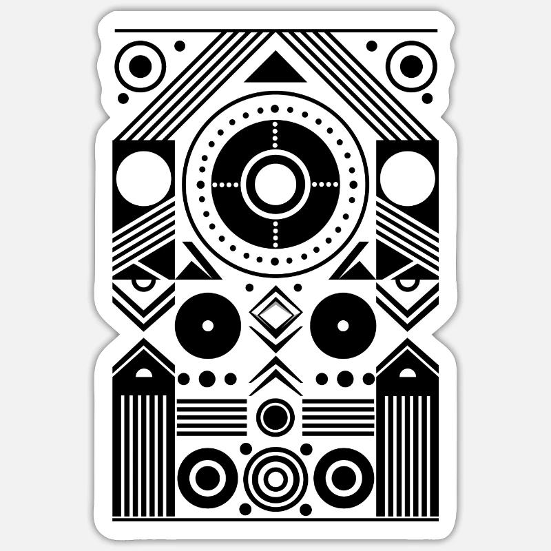 Design « Équilibre éternel » Sticker taille S (10 x 10 cm)