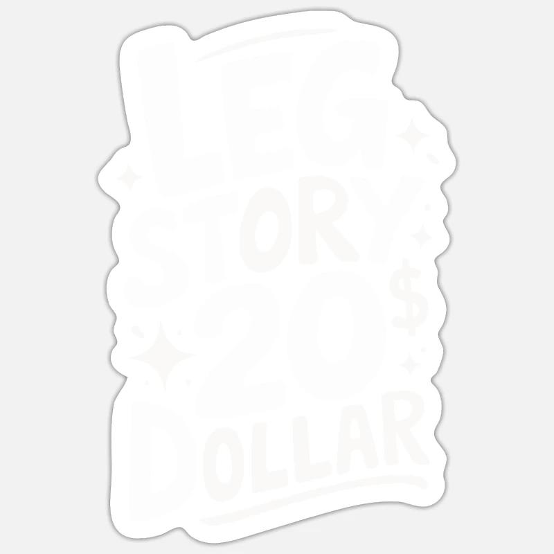 Amputation Disability - Sticker size S (10 x 10 cm) - white matte