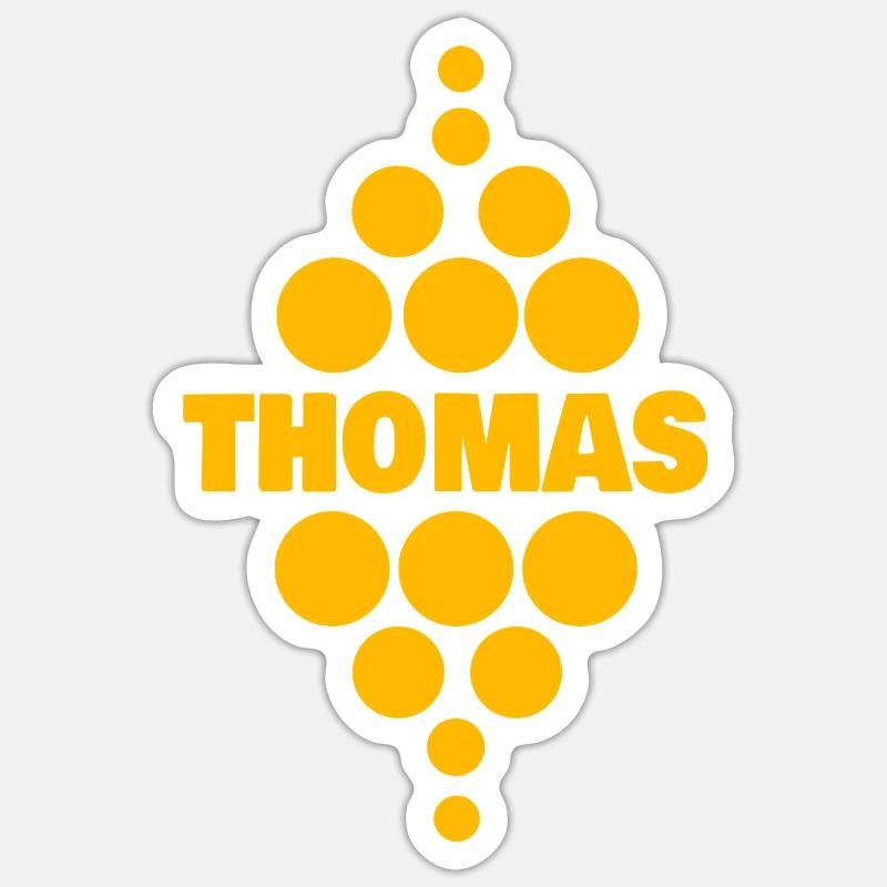 Thomas as Thomas Sticker size S (10 x 10 cm)
