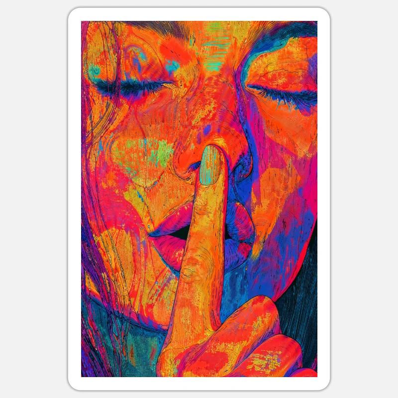 Sticker taille S (10 x 10 cm) - 