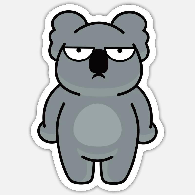 Miś koala Sticker size S (10 x 10 cm)