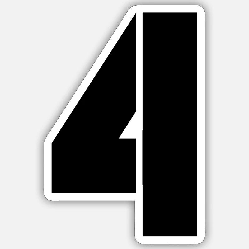 4 - Sticker taille S (10 x 10 cm) - blanc mat