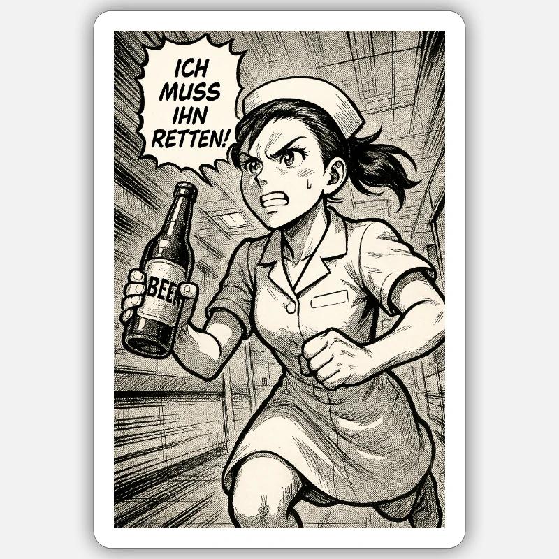 Sticker Größe S (10 x 10 cm) - 