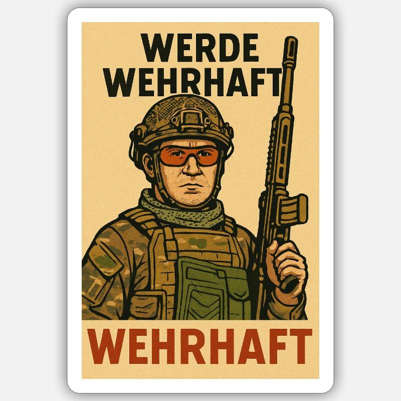 Sticker Größe S (10 x 10 cm) - 