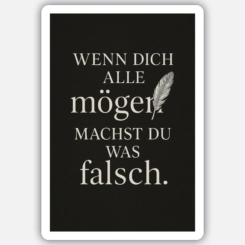 Sticker Größe S (10 x 10 cm) - 