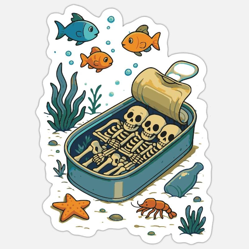 K O N S E R V A T I E F - Sticker Größe S (10 x 10 cm) - Mattweiß
