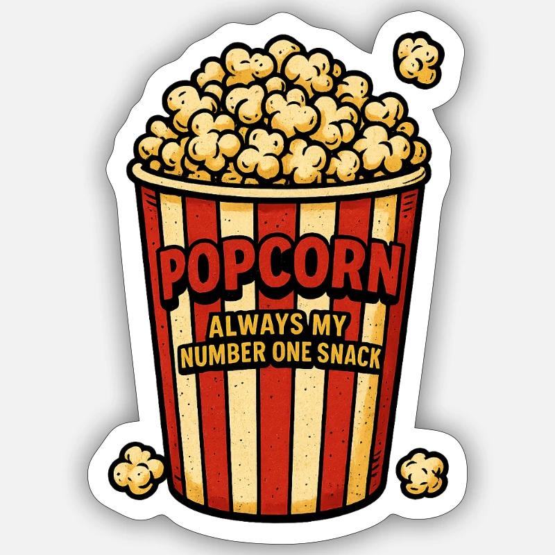 POPCORN Sticker Größe S (10 x 10 cm)