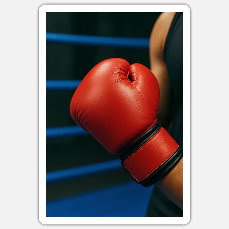 Boxe - Gant Sticker taille S (10 x 10 cm)