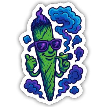 Joint Venture - Sticker Größe S (10 x 10 cm) - Mattweiß - Vorne