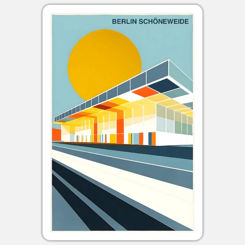 Berlin Schöneweide Sticker Größe S (10 x 10 cm)
