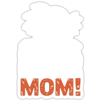 Ce n’est pas une phase maman ! Emo Goth Alternative - Sticker taille S (10 x 10 cm) - blanc mat - Devant