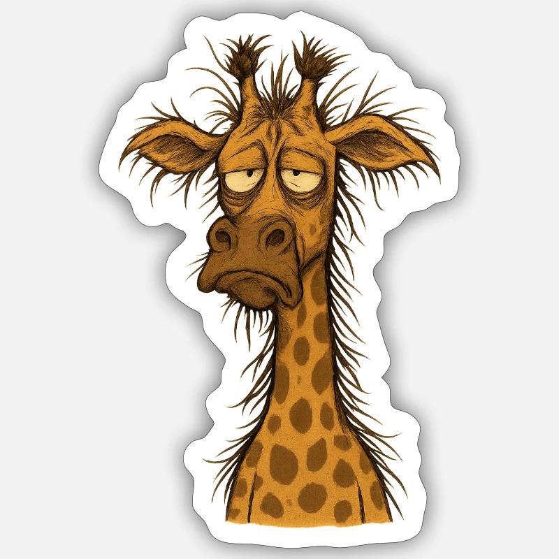 Giraffe Sticker Größe S (10 x 10 cm)
