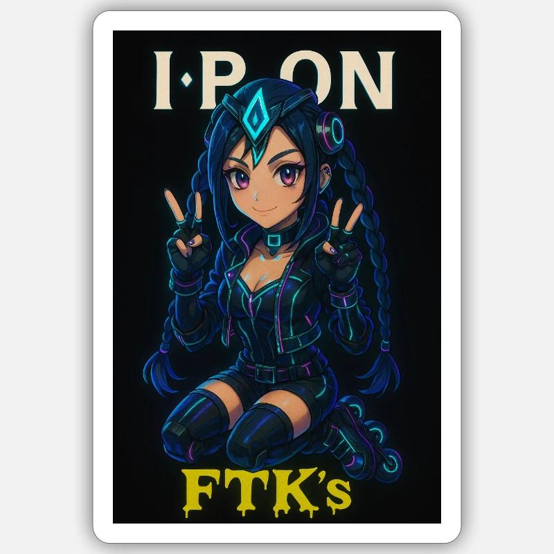 Sticker Größe S (10 x 10 cm) - 