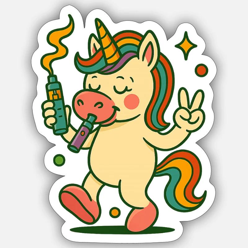 9 - Sticker size S (10 x 10 cm) - white matte